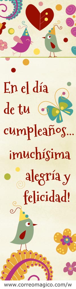 tarjetas para cumpleaños