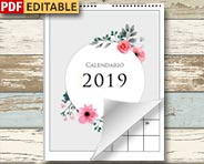 Calendario 2019 en PDF para descargar