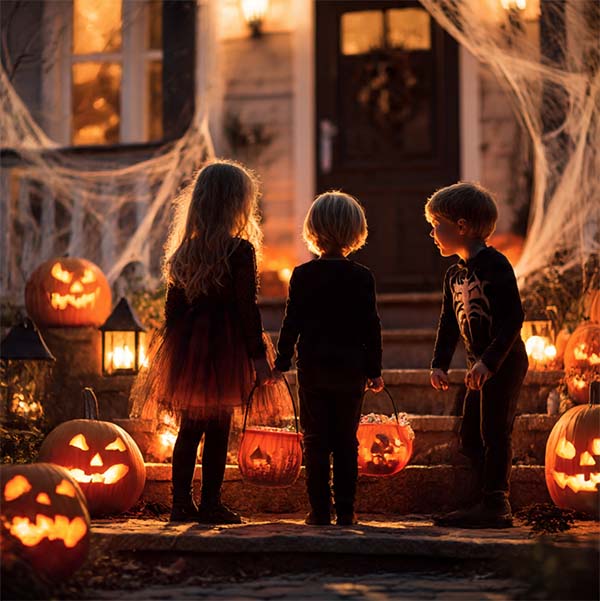  Tarjeta animada de Halloween, . 