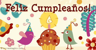 Tarjeta para Facebook de Cumpleaños