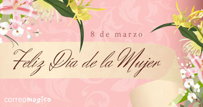 Imagen para Facebook de Día de la Mujer. 8 de Marzo - Día de la Mujer