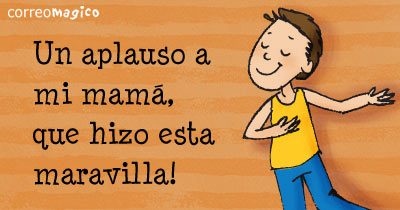 Imagen de Frases divertidas para compartir - Un aplauso para mi mama