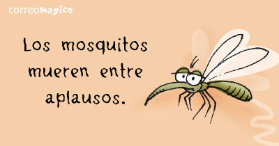 Imagen de Frases divertidas para compartir - Los mosquitos mueren