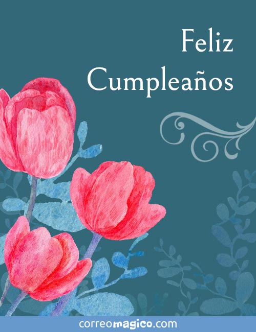 defecto cortina estoy de acuerdo con Tarjeta de Cumpleaños. Feliz Cumpleaños, para compartir por WhatsApp en  CorreoMagico.com