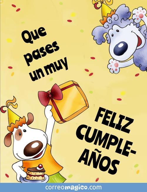 País de origen Dirección Cereal Tarjeta de Cumpleaños. Feliz cumpleaños, para compartir por WhatsApp en  CorreoMagico.com