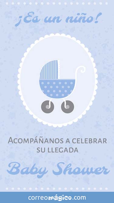 Tarjeta de Invitacion de BabyShower para whatsapp para enviar desde tu celular o computadora