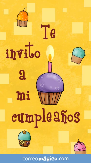 Imagen para whatsapp de Cumpleaños cupcakes
