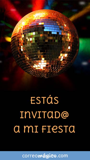 Tarjeta de Invitacion para fiesta para whatsapp para enviar desde tu celular o computadora