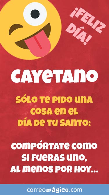 Imagen para whatsapp de Da de San Cayetano