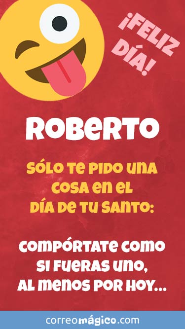 Imagen para whatsapp de Da de San Roberto