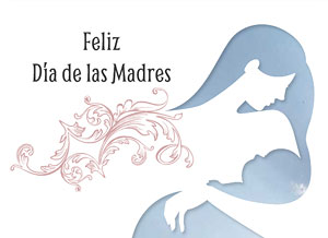 tarjeta de día de la madre una madre tiene algo de dios envia