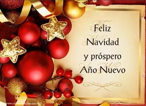 Tarjeta de Feliz Navidad