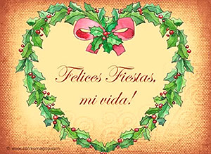 Tarjeta de Navidad para compartir. Por tu amor