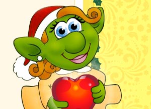 Tarjeta de Navidad para compartir. te envo duendes!