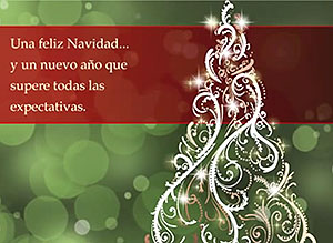 Tarjeta de Navidad para compartir. Buenos deseos
