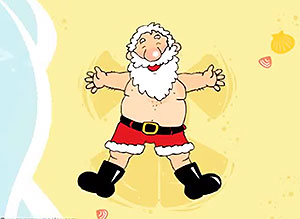 Tarjeta de Navidad para compartir. clidas fiestas