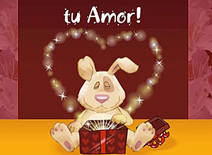 Tarjeta de Navidad para compartir. el regalo de tu amor