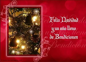 Tarjeta de Navidad para compartir. Que el Seor ilumine tu hogar