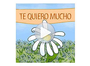 Primavera ecard. te quiero mucho