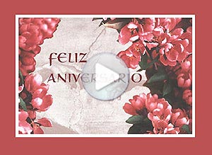Tarjeta animada de Aniversarios. el amor es...