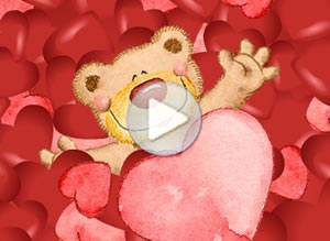 Imagen de San Valentn para compartir gratis. Besos y abrazos de mi parte