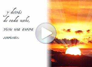 Animo ecard. siempre vuelve a amanecer