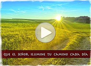 Año Nuevo ecard. que el seor ilumine tu camino
