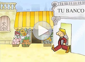 Año Nuevo ecard. depsito en tu cuenta