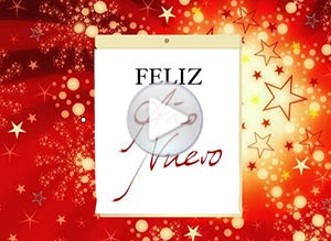 Tarjeta animada de Año Nuevo. mis deseos para ti