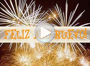 Año Nuevo ecard. alegra para todo el mundo