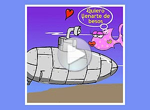 Te mando un beso ecard. quiero llenarte de besos