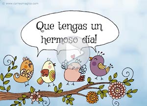Tarjeta animada de Amistad. que tengas un hermoso da