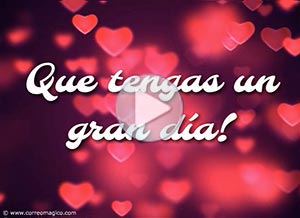 Tarjeta animada de Amistad. aqu te envo un poco de amor