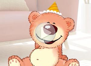 Cumpleaños ecard. te dar un abrazote cuando te vea