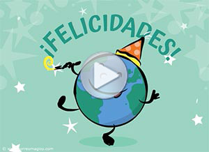  ecard. Festejos para alguien especial