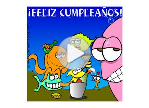 Imagen de Cumpleaos para compartir gratis. Cumpleaos acutico