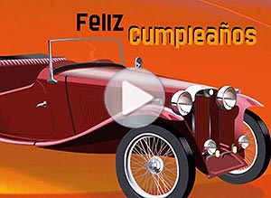 Cumpleaños ecard. te conviertes en un clsico