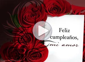 Cumpleaños ecard. estoy loca por ti!