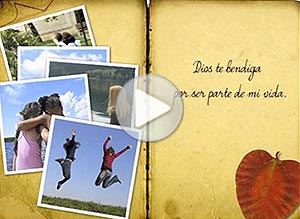 Amistad ecard. dios nos regal amigos