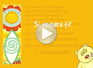 Día del amigo ecard. tarjeta para un amigo excepcional