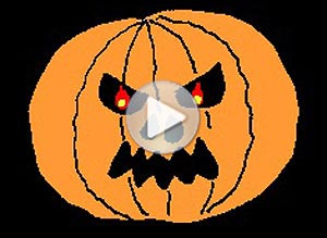 Halloween ecard. feliz noche de brujas