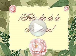 Día de la Secretaria ecard. feliz da de la secretaria!