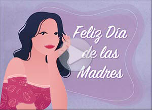 Día de la madre ecard. no sera lo mismo sin su amor