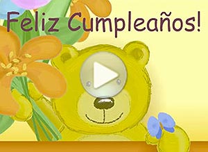 Felicitaciones ecard. te traigo una sorpresa