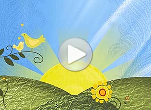 Tarjeta animada de Día de la madre. las madres son como rayos de sol