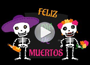 Felicitaciones ecard. feliz da de muertos