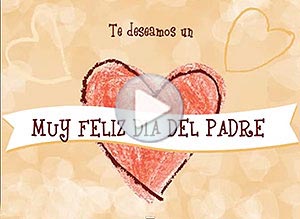 Día del Padre ecard. te queremos, pap