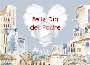 Día del Padre ecard. aunque hoy no podamos reunirnos