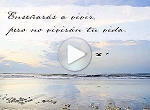 Tarjeta animada de Día de la madre. ensears a volar...