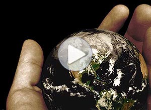 Día de la tierra ecard. protegerla o destruirla?